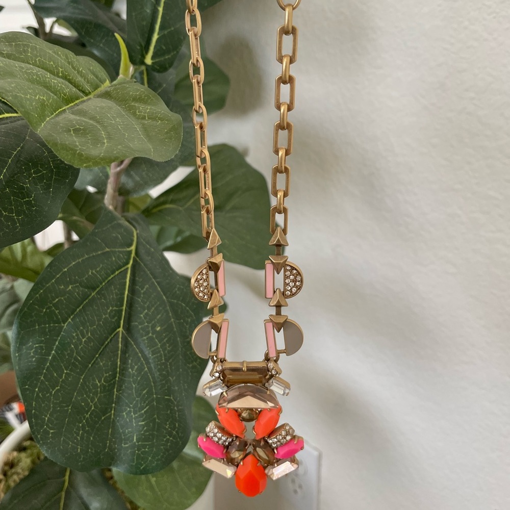 Stella & dot geo pop statement necklace